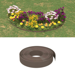 OMAXI Travní lem hnědý 10 m 10 cm polyethylen 766603