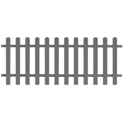 OMAXI Laťkový plot WPC 200 x 80 cm 568469