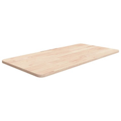 OMAXI Koupelnová deska 80 x 40 x 1,5 cm neošetřené masivní dřevo 929179