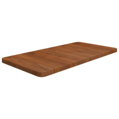 OMAXI Koupelnová deska tmavě hnědá 80x40x2,5 cm ošetřený masiv 930458