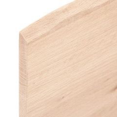 OMAXI Koupelnová deska 100 x 30 x 2 cm neošetřené masivní dřevo 832049