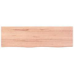 OMAXI Koupelnová deska světle hnědá 100 x 30 x 2 cm ošetřený masiv 833008