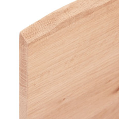 OMAXI Koupelnová deska světle hnědá 100 x 30 x 2 cm ošetřený masiv 833008