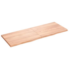 OMAXI Koupelnová deska hnědá 160x60x(2-4) cm ošetřený masivní dřevo 833343