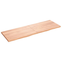 OMAXI Koupelnová deska hnědá 180x60x(2-4) cm ošetřený masivní dřevo 833428