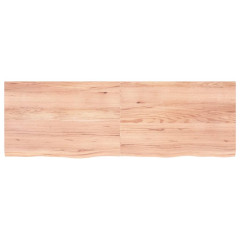 OMAXI Koupelnová deska hnědá 180x60x(2-4) cm ošetřený masivní dřevo 833428