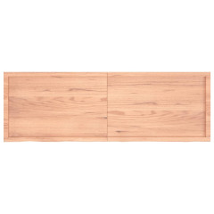 OMAXI Koupelnová deska hnědá 180x60x(2-4) cm ošetřený masivní dřevo 833428