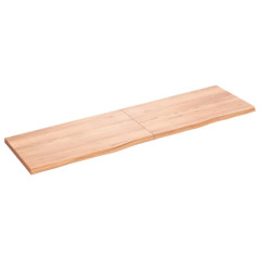 OMAXI Koupelnová deska hnědá 180x50x(2-4) cm ošetřený masivní dřevo 833404