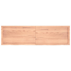 OMAXI Koupelnová deska hnědá 180x50x(2-4) cm ošetřený masivní dřevo 833404