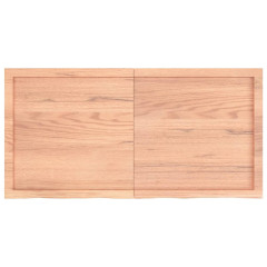 OMAXI Koupelnová deska hnědá 120x60x(2-6) cm ošetřený masivní dřevo 833190