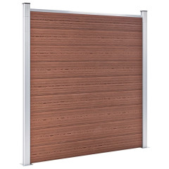 OMAXI Zahradní plot WPC 1 045 x 186 cm hnědý 908588