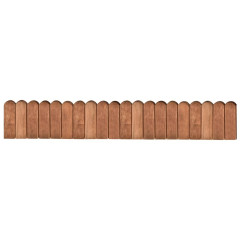 OMAXI Trávníkové lemy 3 ks 120 cm impregnované borové dřevo 970653