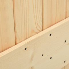OMAXI Posuvné dveře se setem kování 80 x 210 cm masivní borové dřevo 173312