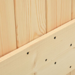 OMAXI Posuvné dveře se setem kování 90 x 210 cm masivní borové dřevo 182475