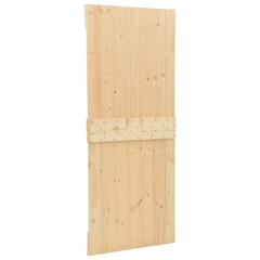 OMAXI Posuvné dveře se setem kování 90 x 210 cm masivní borové dřevo 182499