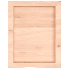 OMAXI Koupelnová deska 40x50x(2-6) cm neošetřené masivní dřevo 831769