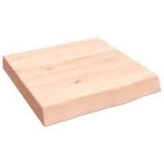 OMAXI Koupelnová deska 40x40x(2-6) cm neošetřené masivní dřevo 831738