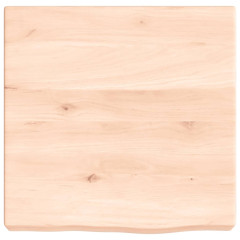 OMAXI Koupelnová deska 40x40x(2-6) cm neošetřené masivní dřevo 831738