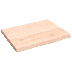 OMAXI Koupelnová deska 40 x 30 x 2 cm neošetřené masivní dřevo 831684