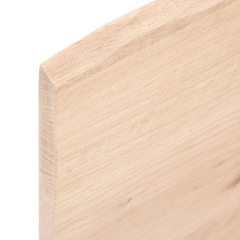 OMAXI Koupelnová deska 40 x 30 x 2 cm neošetřené masivní dřevo 831684