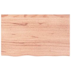 OMAXI Koupelnová deska světle hnědá 80 x 50 x 2 cm ošetřený masiv 832940