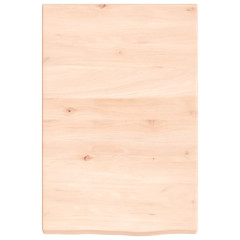 OMAXI Koupelnová deska 40x60x(2-4) cm neošetřené masivní dřevo 831783