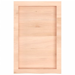 OMAXI Koupelnová deska 40x60x(2-4) cm neošetřené masivní dřevo 831783