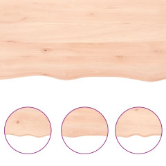 OMAXI Koupelnová deska 40x60x(2-4) cm neošetřené masivní dřevo 831783