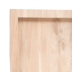 OMAXI Koupelnová deska 40x60x(2-4) cm neošetřené masivní dřevo 831783