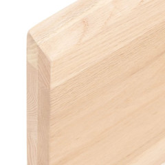 OMAXI Koupelnová deska 40x60x(2-4) cm neošetřené masivní dřevo 831783