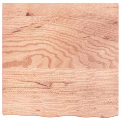 OMAXI Koupelnová deska světle hnědá 60 x 60 x 2 cm ošetřený masiv 832858