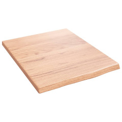 OMAXI Koupelnová deska světle hnědá 40 x 50 x 2 cm ošetřený masiv 832704