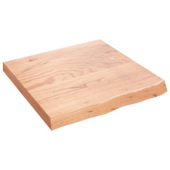 OMAXI Koupelnová deska hnědá 60x60x(2-6) cm ošetřený masivní dřevo 832872