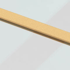 OMAXI Posuvné dveře zlaté 76 x 205 cm čiré ESG sklo a hliník 120143
