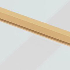 OMAXI Interiérové dveře úzké zlaté 83x201,5 cm tvrzené sklo a hliník 136830