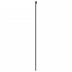 OMAXI Posuvné dveře černé 102,5 x 205 cm tvrzené sklo a hliník 120341