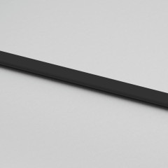 OMAXI Posuvné dveře černé 90 x 205 cm tvrzené sklo a hliník 120334