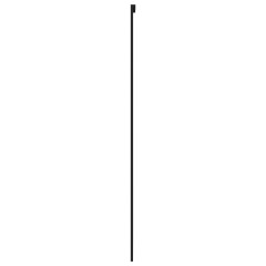 OMAXI Posuvné dveře černé 76 x 205 cm tvrzené sklo a hliník 120624