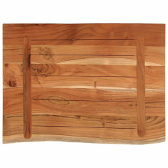 OMAXI Koupelnová deska 70x60x2,5 cm obdélník masivní akáciové dřevo 089860