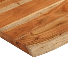OMAXI Koupelnová deska 70x60x2,5 cm obdélník masivní akáciové dřevo 089860