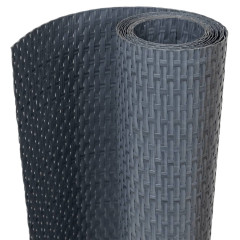 OMAXI Balkonové zástěny 5 ks antracitové 255 x 19 cm polyratan 431331