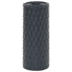 OMAXI Balkonové zástěny 5 ks antracitové 255 x 19 cm polyratan 431331
