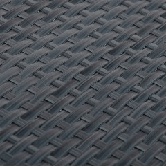 OMAXI Balkonové zástěny 5 ks antracitové 255 x 19 cm polyratan 431331