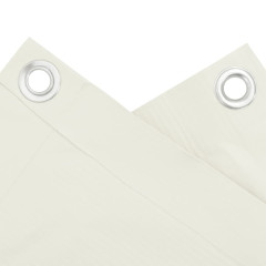 OMAXI Balkonová zástěna bílá 400 x 75 cm PVC 877580