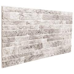 OMAXI 3D nástěnné panely 10 ks světle šedé 100 x 50 cm EPS 637056