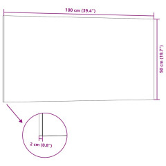 OMAXI 3D nástěnné panely 10 ks světle šedé 100 x 50 cm EPS 637056