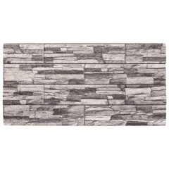 OMAXI 3D nástěnné panely 10 ks světle šedé 100 x 50 cm EPS 637070