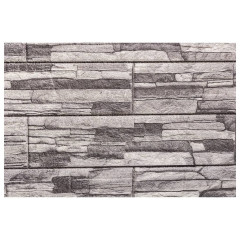 OMAXI 3D nástěnné panely 10 ks světle šedé 100 x 50 cm EPS 637070