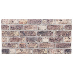 OMAXI 3D nástěnné panely 10 ks tmavě hnědé 100 x 50 cm EPS 636998