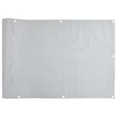 OMAXI Balkonová zástěna šedá 1 000 x 120 cm PVC 878471